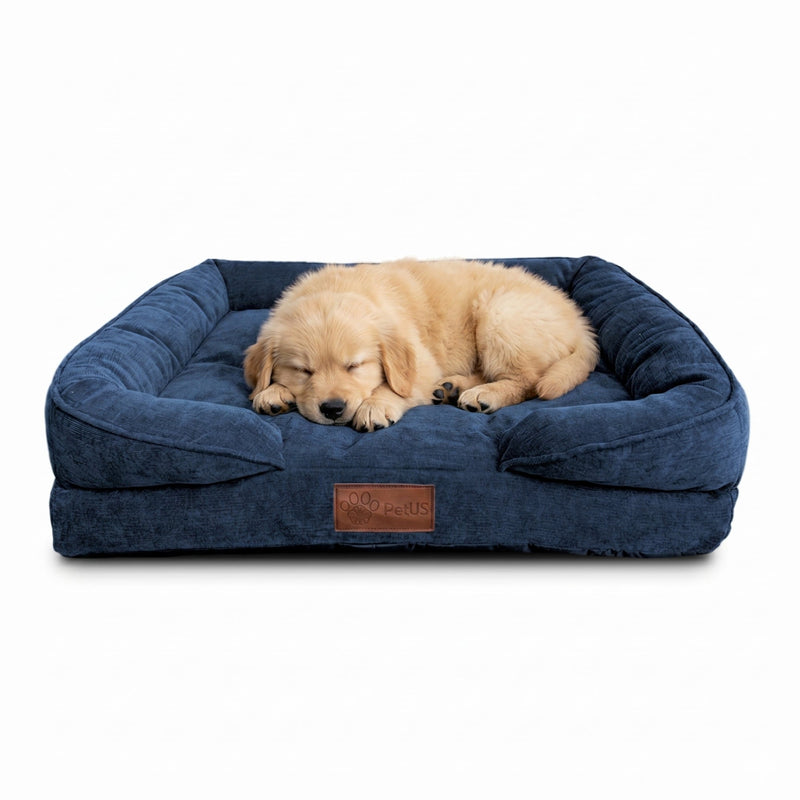 PetUS CalmNest™ – Cama Ortopédica Anti-Estrés con Memory Foam - PetUS